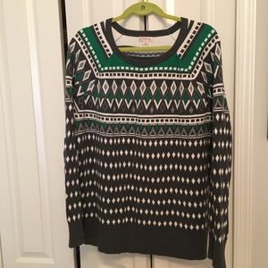 3x multicolor sweater- so soft!